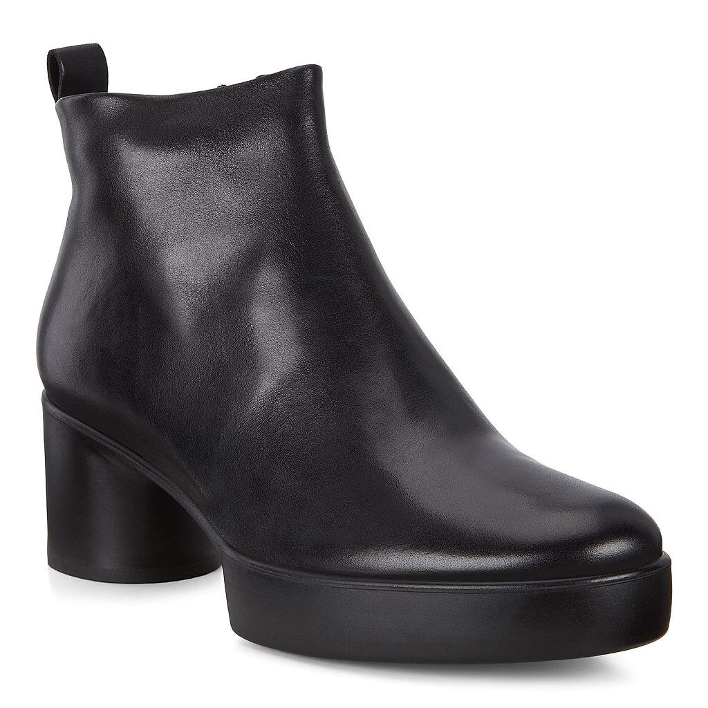 Ecco Shape Sculpted Motion 35 Womens Heeled Boots In Black Online - India XLA-508327